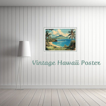Diamond Head and Quiet Beach Hawaiian Art Interior Limited Edition