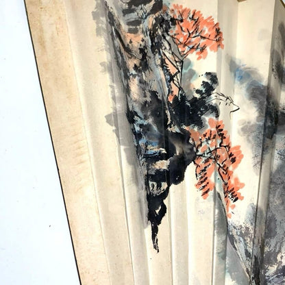 Extra folding fan, made in China, wall hanging, Chinese souvenir