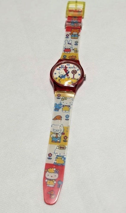 Sanrio Hello Kitty Unused Timepiece 1997 Wristwatch Rare Collectible from Japan