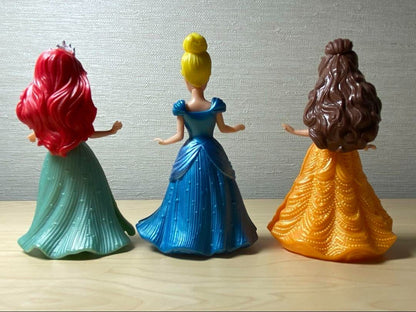 Magic Clip Disney Princess 9pcs Set Mattel DressUp Dolls