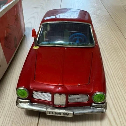 【Vintage Tin Car】 Ichiko BMW 3200-CS Coupe Red Original Vintage Item