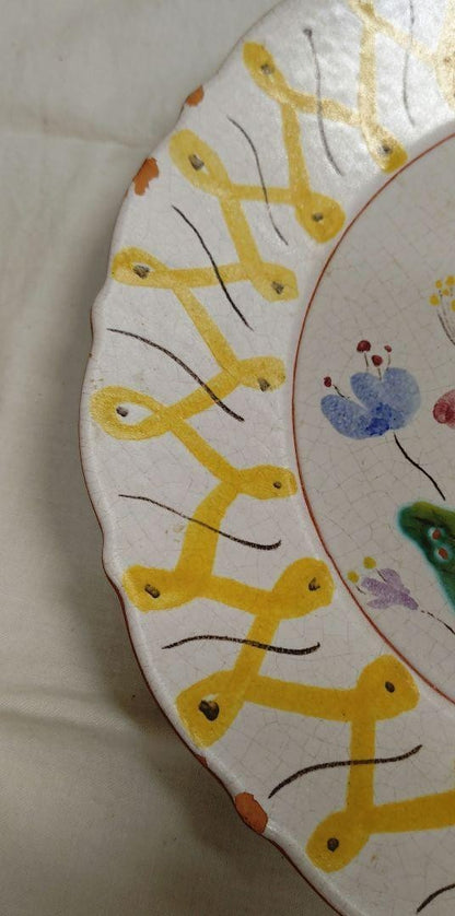 Stig Lindberg Vintage Plate 20.5cm Collectible Scandinavian Design Tested