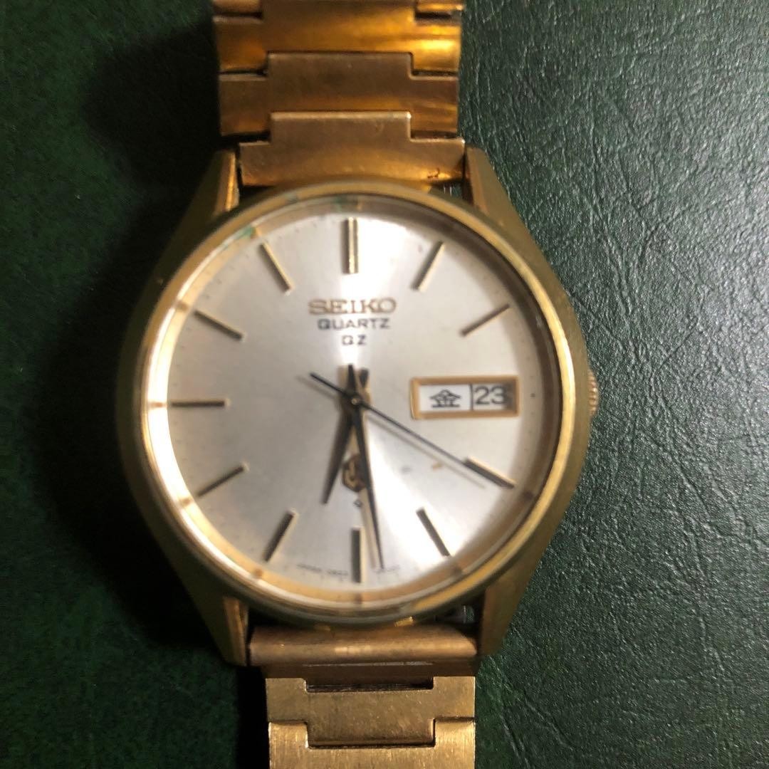 Showa Retro Seiko Quartz QZ A-0923-8000-G Men's