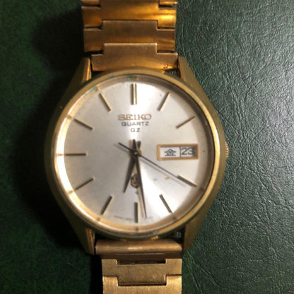 Showa Retro Seiko Quartz QZ A-0923-8000-G Men's