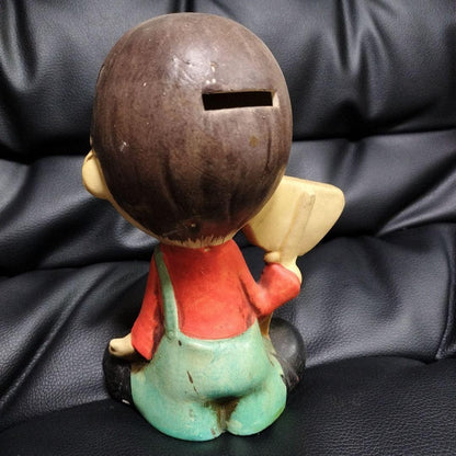 Showa Retro Ceramic Piggy Bank Character Parody