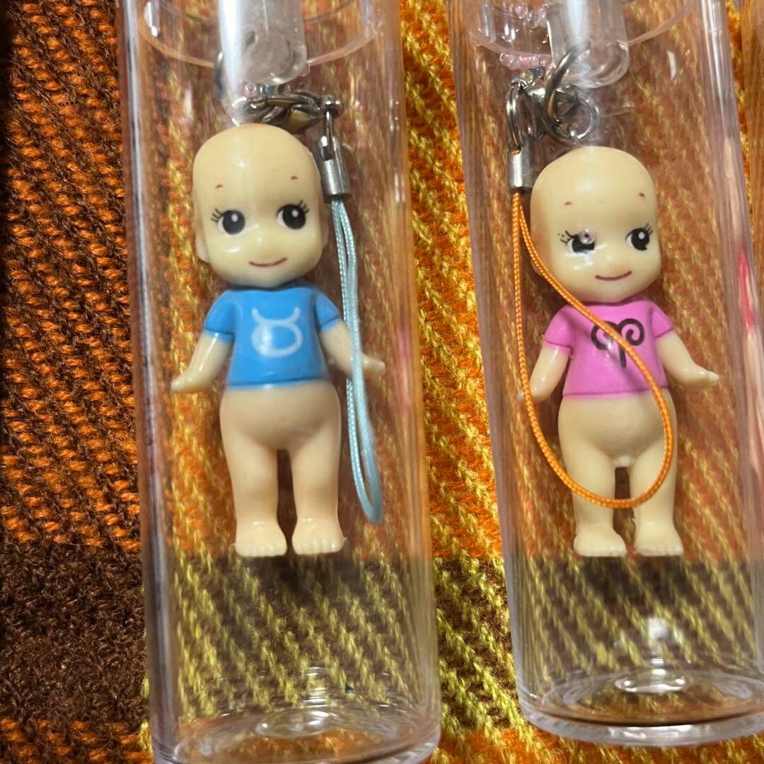 Sonny Angel Cased Figure Keychain Strap Set of 3 Kewpie Rare Vintage Unused