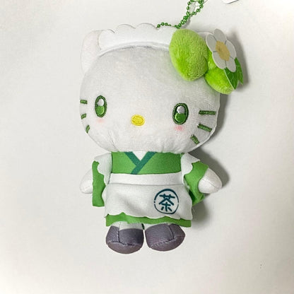 VTG Sanrio Hello Kitty Matcha Mascot Pouch Set of 2 Japanese 2020s Cute