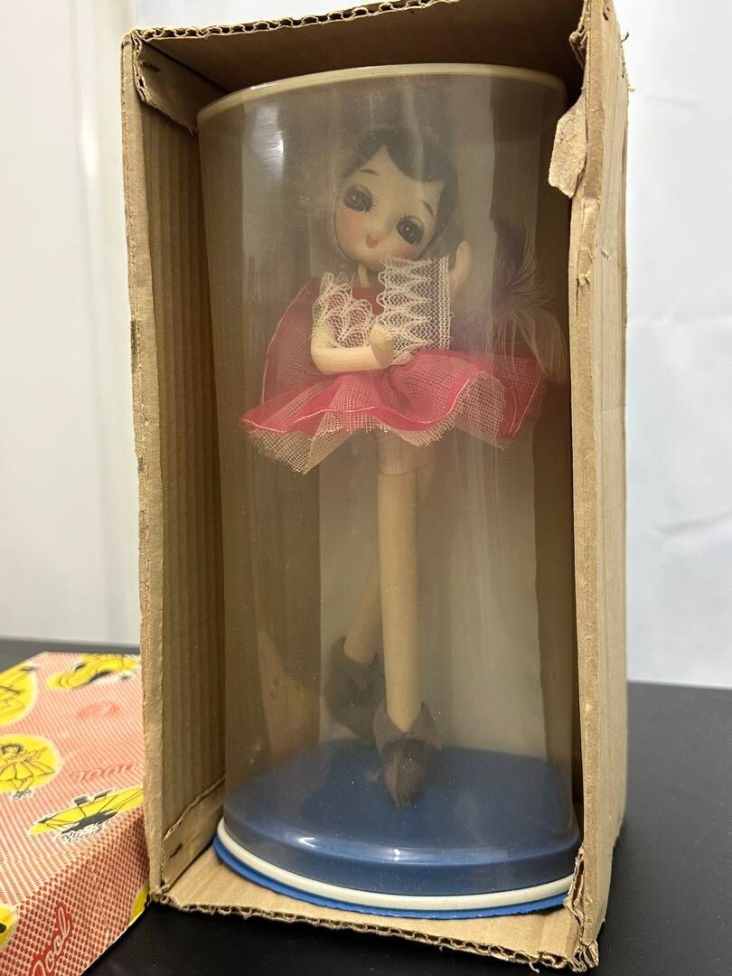 Showa Retro Hgk Happy Doll Figure Vintage Mini Toy Collectible