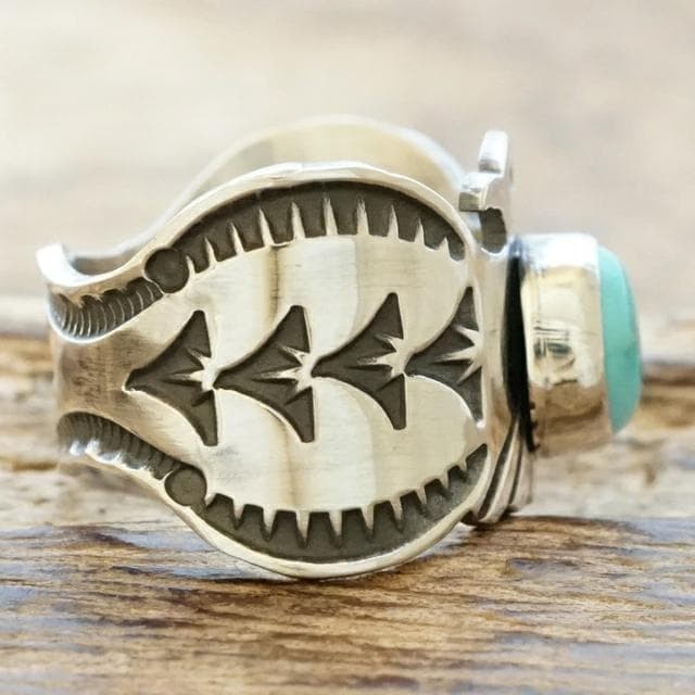Brand new Sunshine Reeves Thunderbird Ron Mountain Ring US 8.25