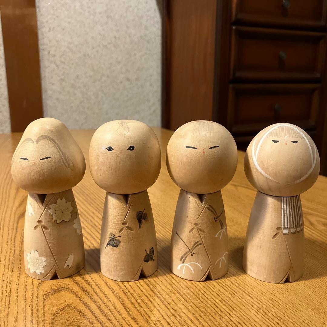 Kuribayashi Issetsu Kokeshi Doll Traditional Crafts No Box Used
