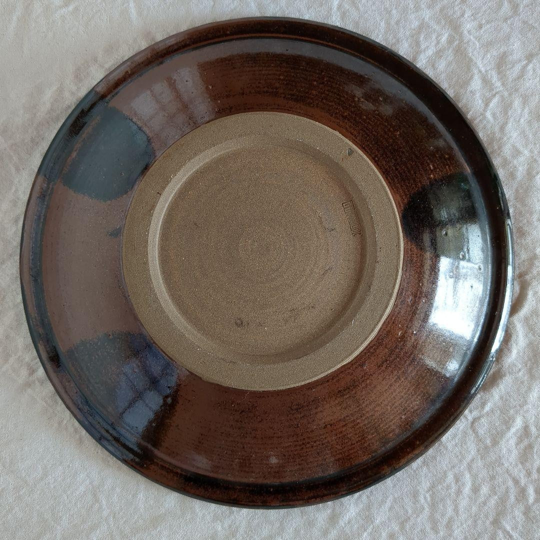 Koishiwara Ware Large Plate 34cm Japanese Pottery Traditional Artisan Craft