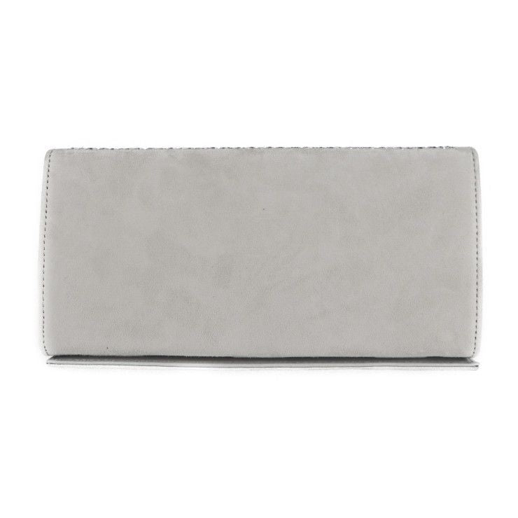Giuseppe Zanotti 2WAY Clutch Bag Shoulder Bag IB80042 Gray Studs Chain Party Bag