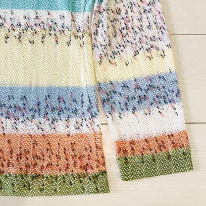 Missoni Women L Cardigan Multicolor Cotton Blend Size 42 Almost unused Luxury
