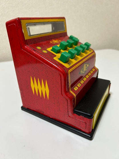 Tin Toy Cash Register Showa Retro