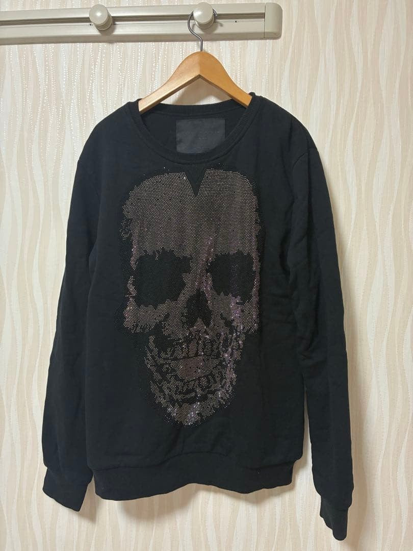 PHILIPP PLEIN XL Sweatshirt with Fleece Lining - Rare Vintage Style
