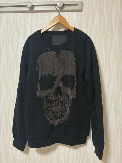 PHILIPP PLEIN XL Sweatshirt with Fleece Lining - Rare Vintage Style