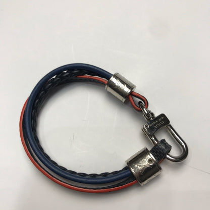 Louis Vuitton M6423D LV Tréble Bracelet Silver Cuff Men Women Jewelry Used