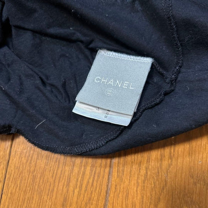 USED CHANEL TANK TOP WITH FRILLS GOOD