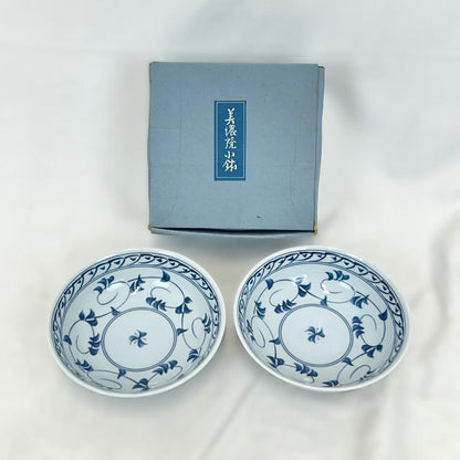 Maehata Pottery Koyama Kiln Hana-Gin-Sai Mino Ware Small Bowl Set