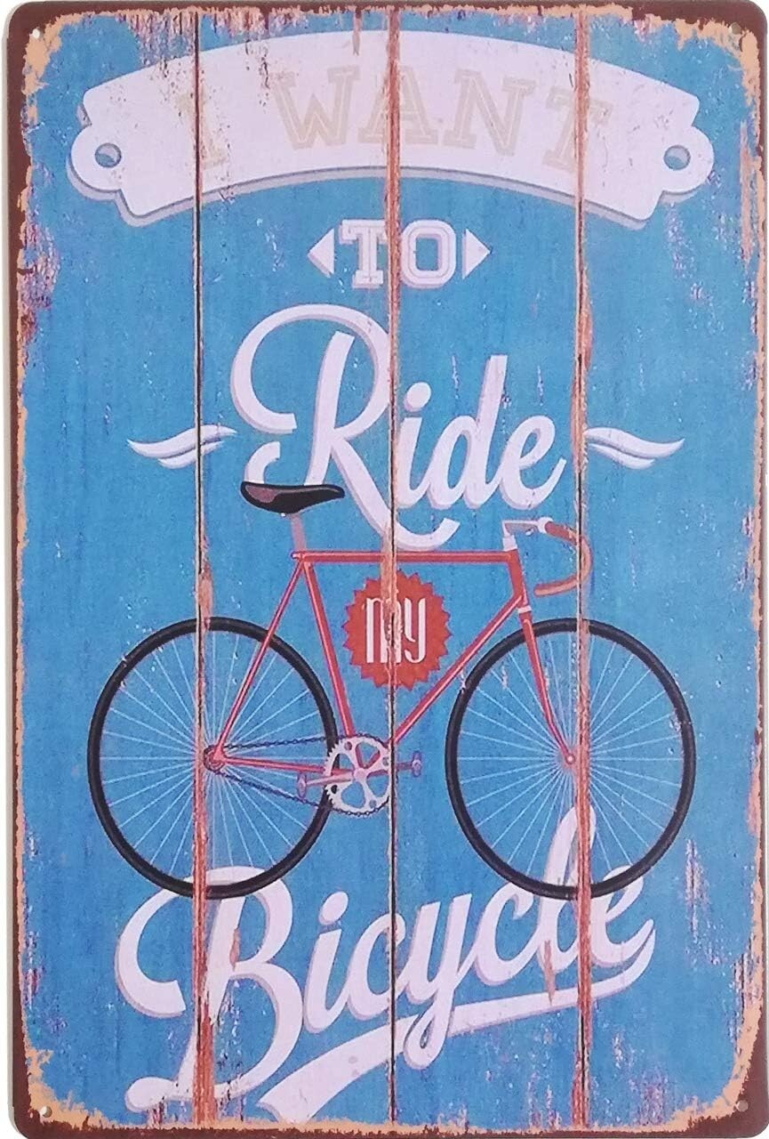 HWT HIRO WORLD TRADE tinplate sign, motorcycle, set of 5, diner, retro, vintage.