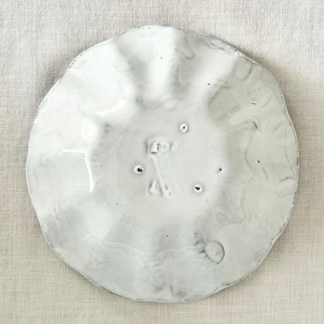 Astier de Villatte Marguerite Deep Plate Bowl 14.5cm