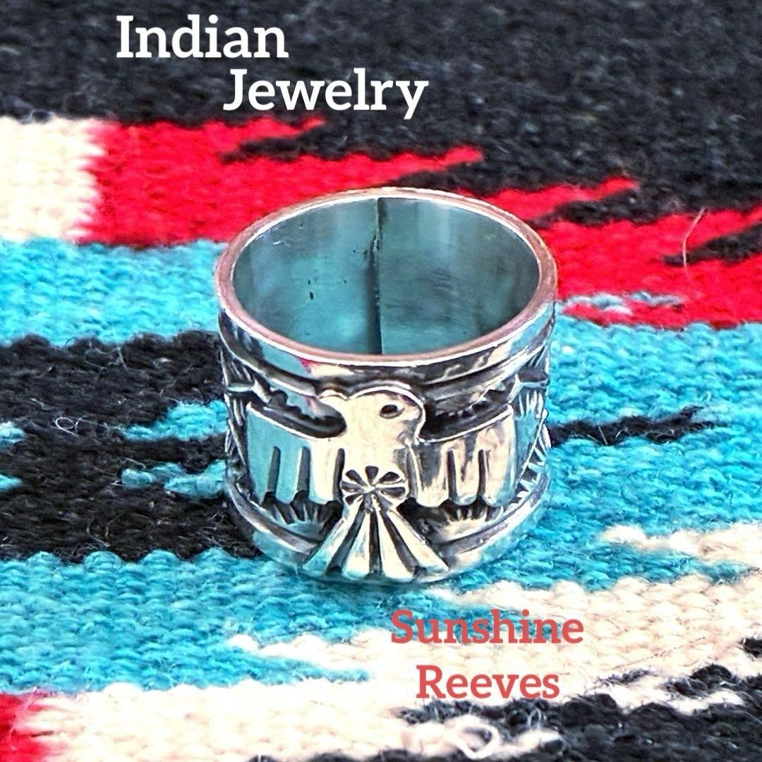 Indian Jewelry Sunshine Reeves Thunderbird Ring