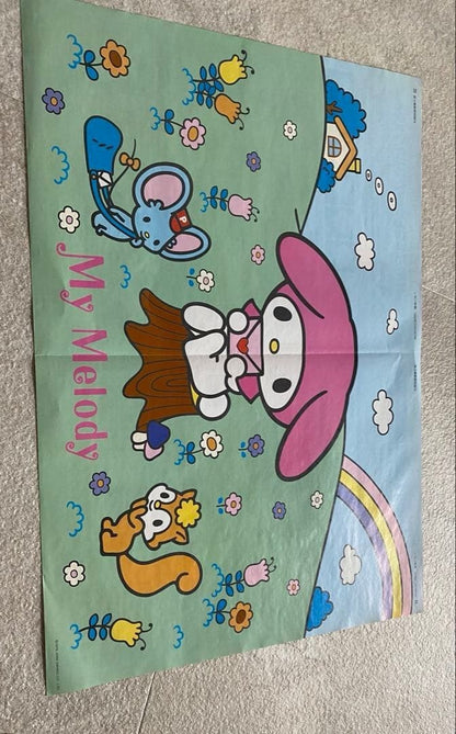 My Melody Poster Set of 6 with Strawberry Newspaper Supplement - BEST FRIENDS