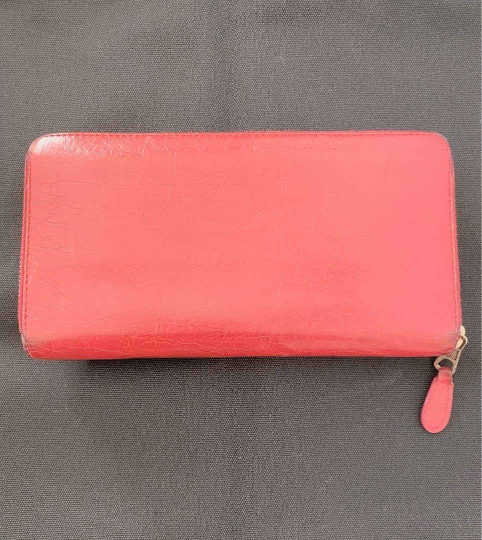 BALENCIAGA Zip Around long wallet Pink Long wallet 805000944791000