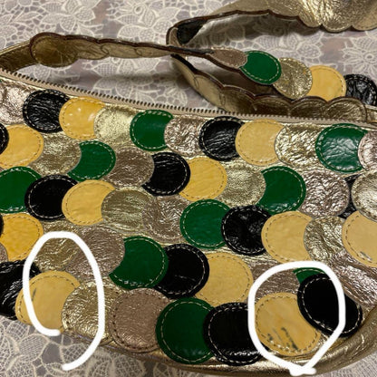 TSUMORI CHISATO Shoulder Bag Gold Dot 10.6 inch