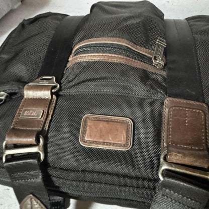 TUMI business bag 2way McNair nylon leather black x brown