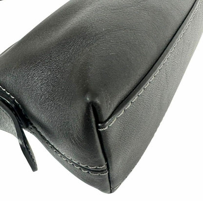 Vintage COACH 7461 Mini Baguette Shoulder Bag / Handbag -Black Leather