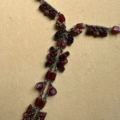 AYALA BAR Necklace Red Vintage