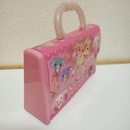 Sanrio Sugar Bunnies plastic bag case Sunstar Rare From Japan Heisei Retro Used