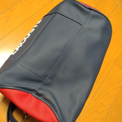 LACOSTE Women Vintage Spring Pvc Shoulder Bag Drum Limited Edition VHTF Rare Pop