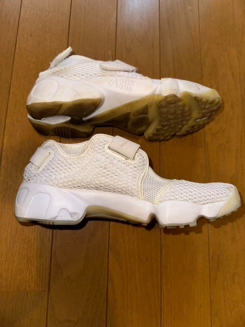 Women 8.0US Nike Sports Sandals, White, Air rift, Mesh, Tabi Bag Sneaker Sports