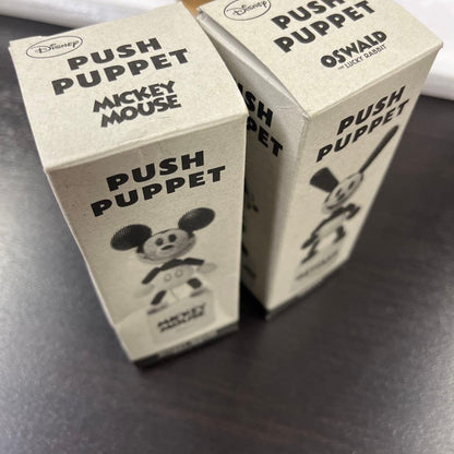Oswald Push Puppet Wooden Mickey Mouse Disney Old Mickey