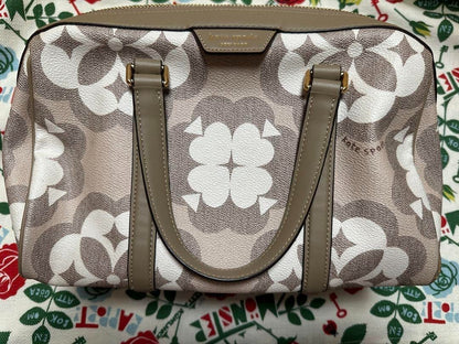 Kate Spade Spade Flower Monogram Beige 2-way Type Lightweight