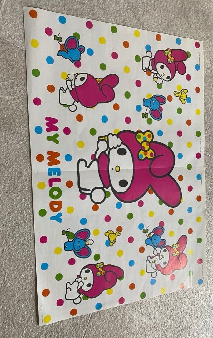 My Melody Poster Set of 6 with Strawberry Newspaper Supplement - BEST FRIENDS