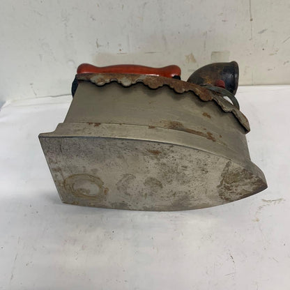 Rare Showa Retro Charcoal Iron Antique Art Collection with ironing board Japan