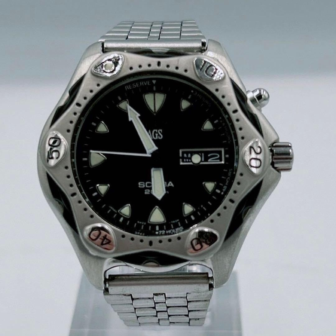 SEIKO 5M23 7A10 SCUBA 200m Automatic Diver Watch Timepiece Genuine Rare