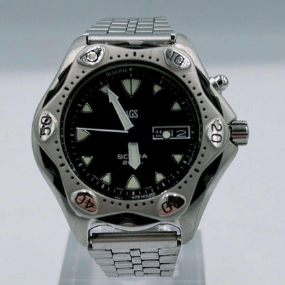SEIKO 5M23 7A10 SCUBA 200m Automatic Diver Watch Timepiece Genuine Rare