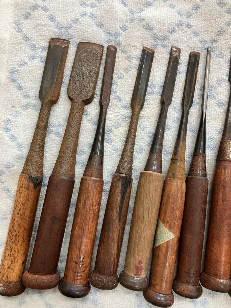 Unknown Brand Gouge Set 22 Pc Woodcarving Tools Hand Tools Bundle Starter Kit