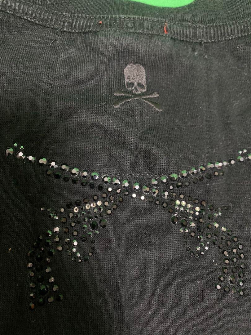 Collaboration T-shirt "Roen x roar x Disney" Mickey 2 guns Swarovski