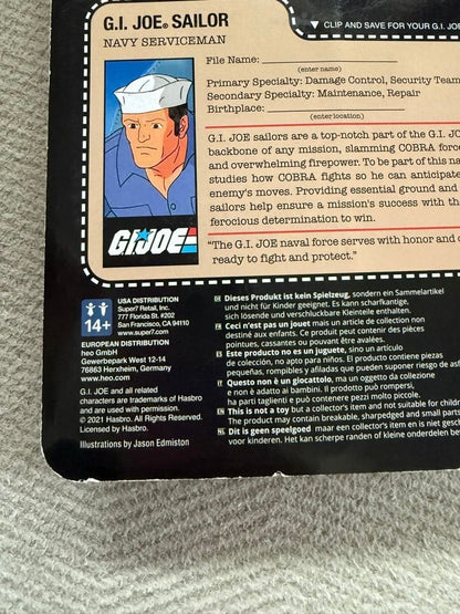 GI Joe Figure G.I. Joe Sailor Unopened‼︎
