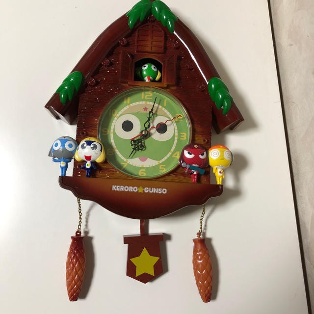 Keroro Gunso Sergeant Keroro Special Wall Clock Limited Edition