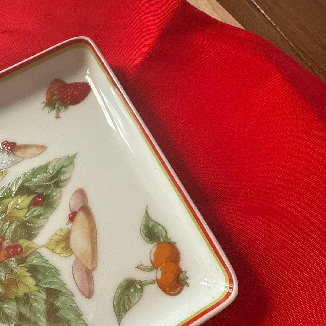 HERMES Plate Christmas 16cm x 12cm