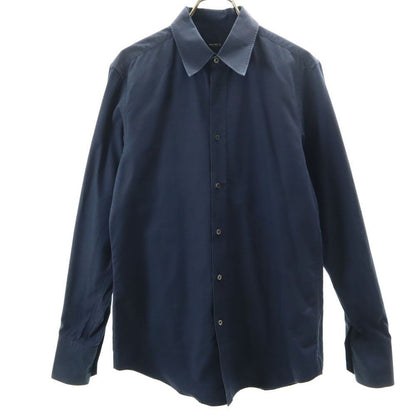MIUMIU made in Italy Long sleeve Button down shirt 38/15 blue Men's