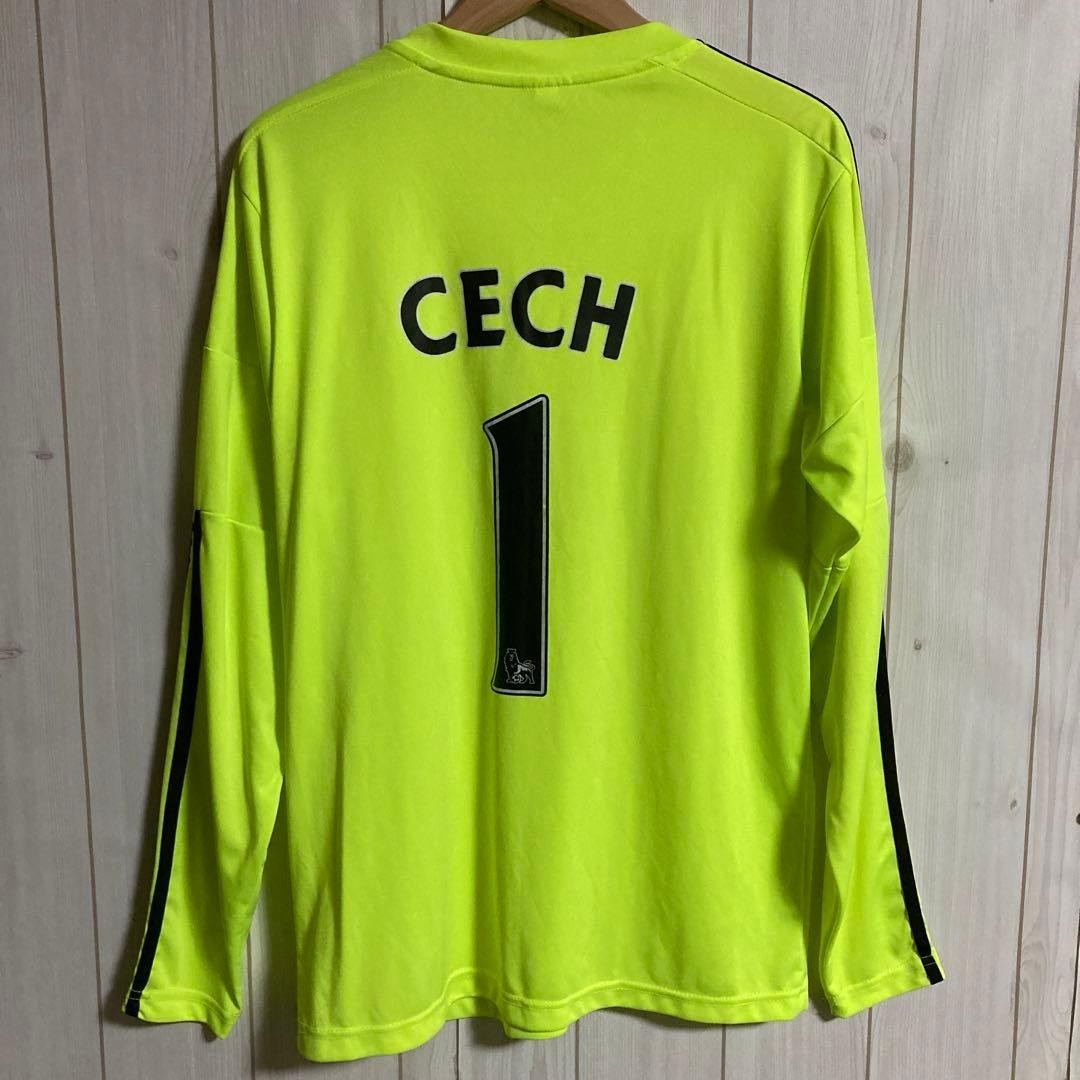 Chelsea FC Petr Čech GK Long Sleeve Soccer Jersey Uniform Size L - Rare
