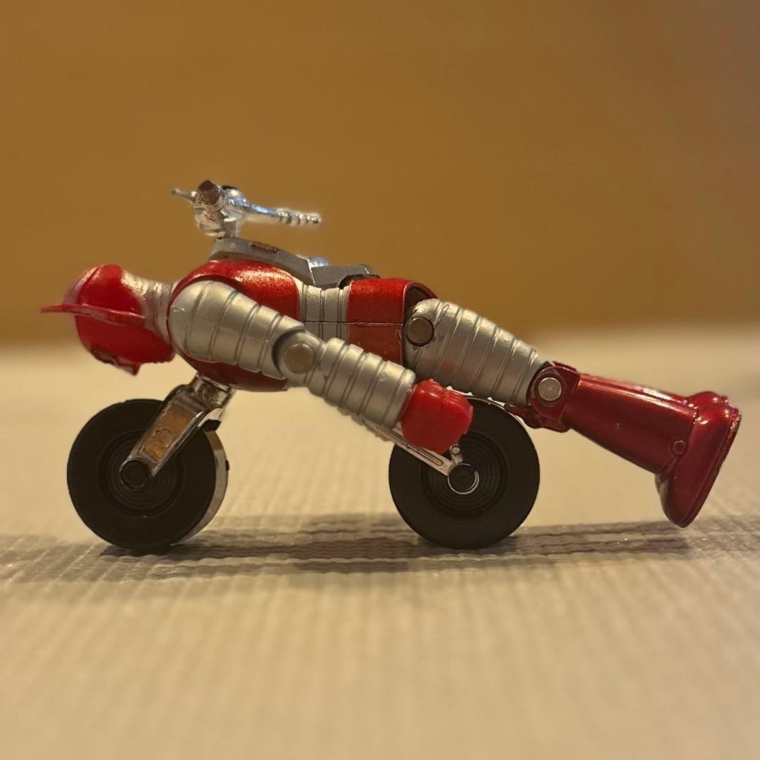 Electric Man Zaboga Super Alloy Showa Retro Vintage Mach Baron Bike With Box