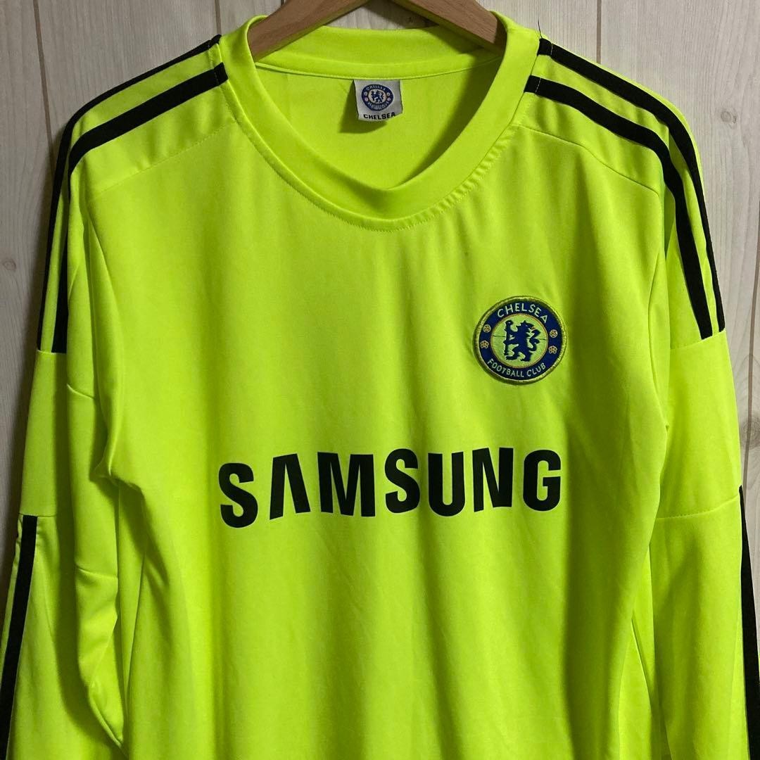 Chelsea FC Petr Čech GK Long Sleeve Soccer Jersey Uniform Size L - Rare